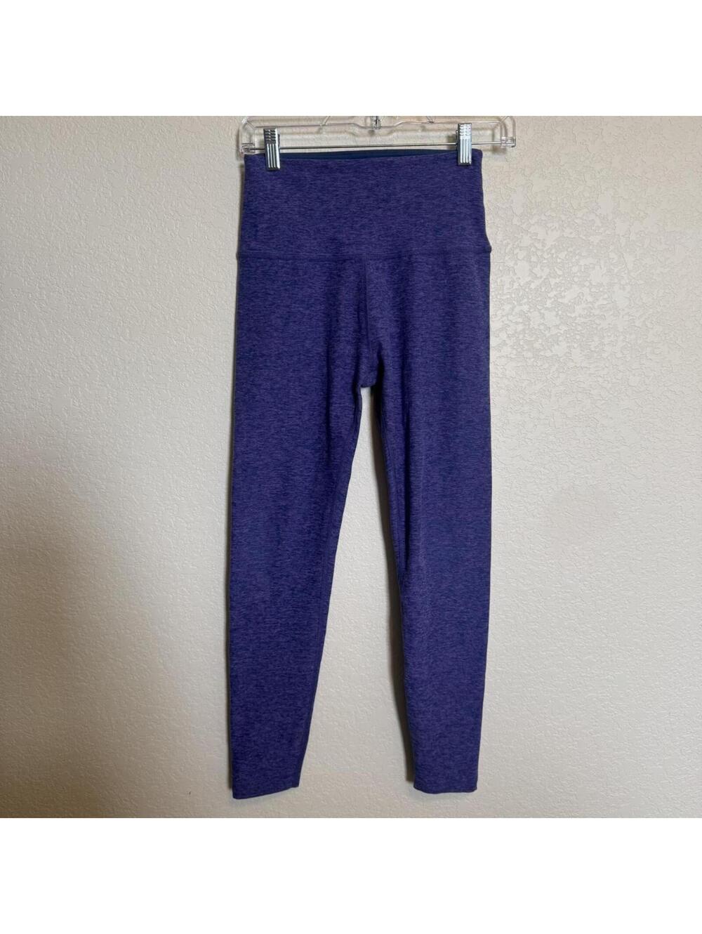 Beyond Yoga Purple Spacedye High Waisted Workout Leggings, Medium